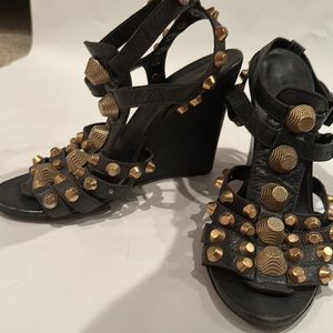 Balenciaga Studded Gladiator Sandal - 37